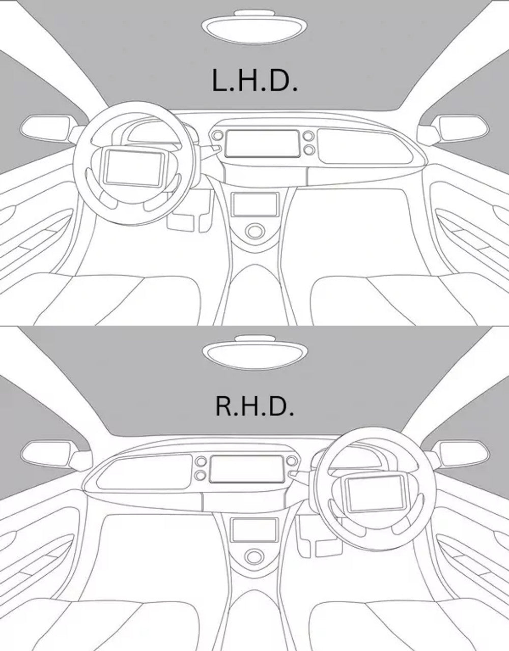 Headlight Left RHD fits Lancia Y10 7636706 Genuine View Lower