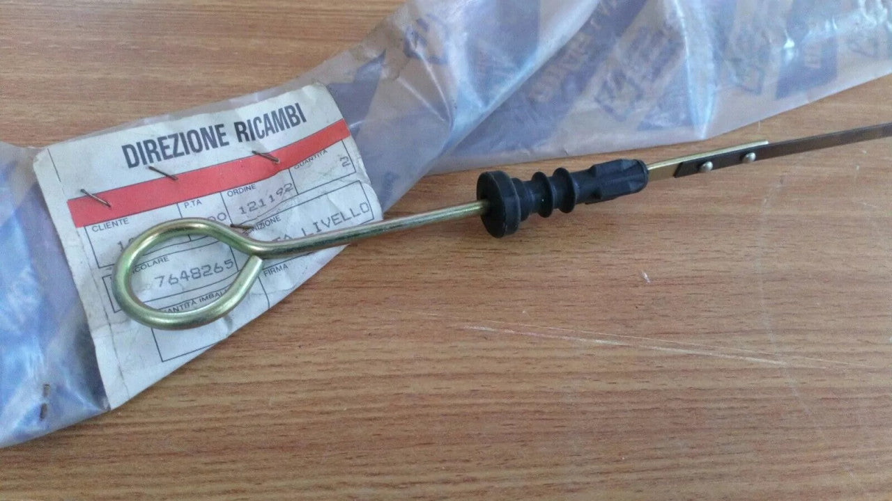 Oil Level Dipstick Rod fits Fiat Uno Mille 7648265 Genuine View Rear