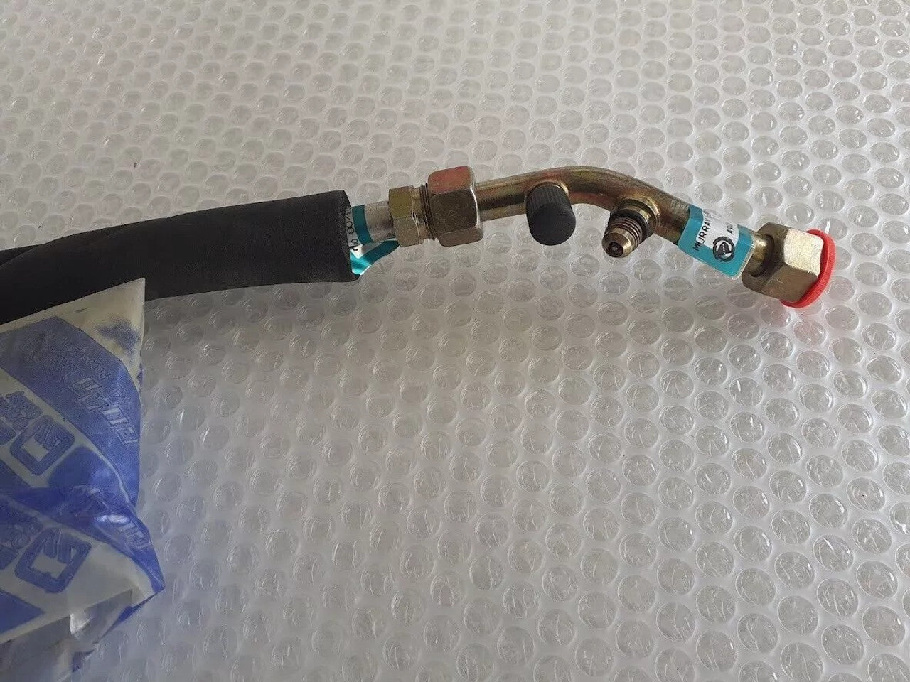 Air Condition Hose fits Fiat Tipo Tempra Lancia Dedra 7654284 Genuine View Close Up Rear