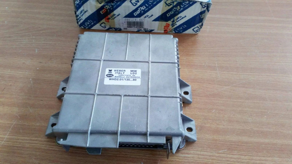 ECU Injection Control fits Lancia Dedra SL RY 7743525 Genuine View Close Up Front