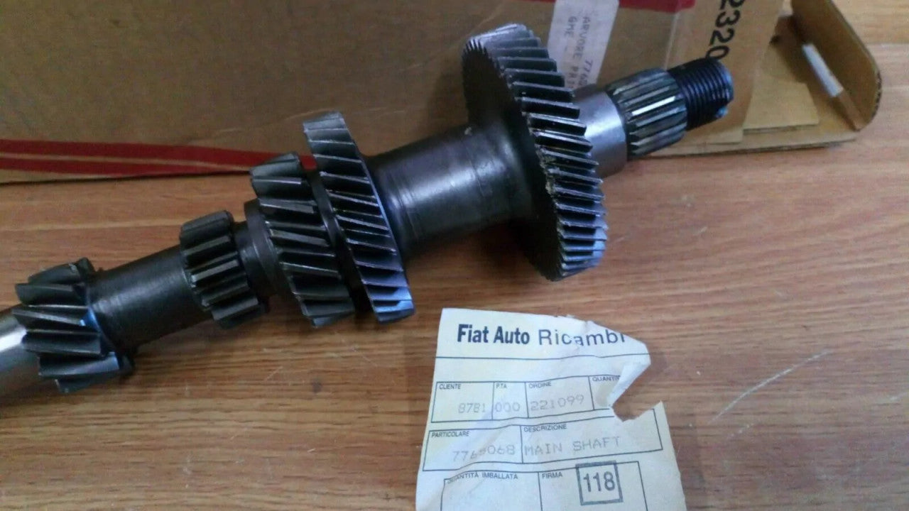 Transmission Main Shaft fits fiat Duna Uno Fiorino 7765068 Genuine View Left
