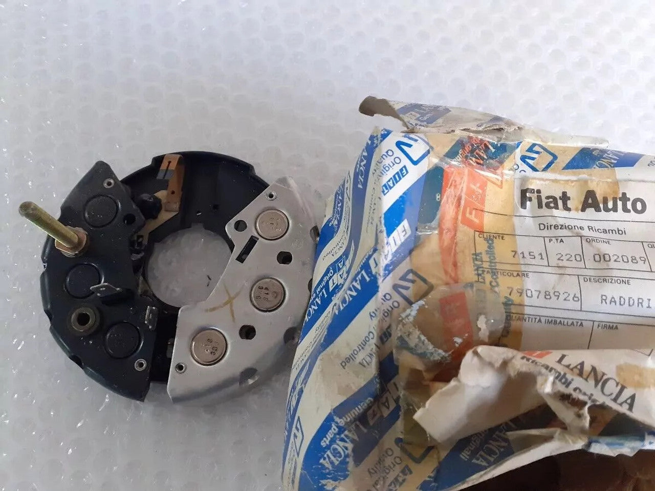 Alternator Rectifier fits Fiat Elba Tempra Tipo Uno Fiorino Lancia Delta 79078926 View Front