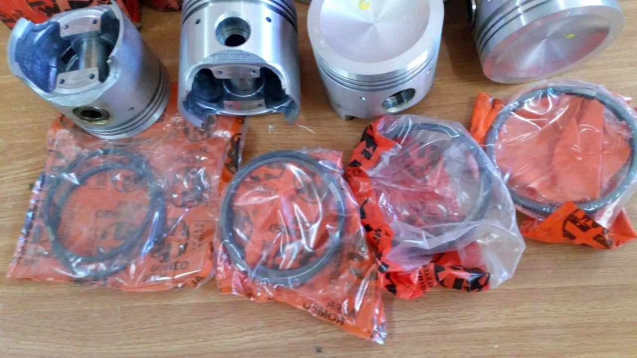 4x Pistons STD fits Alfa Romeo 33 Alfasud 795058 Genuine View Rear