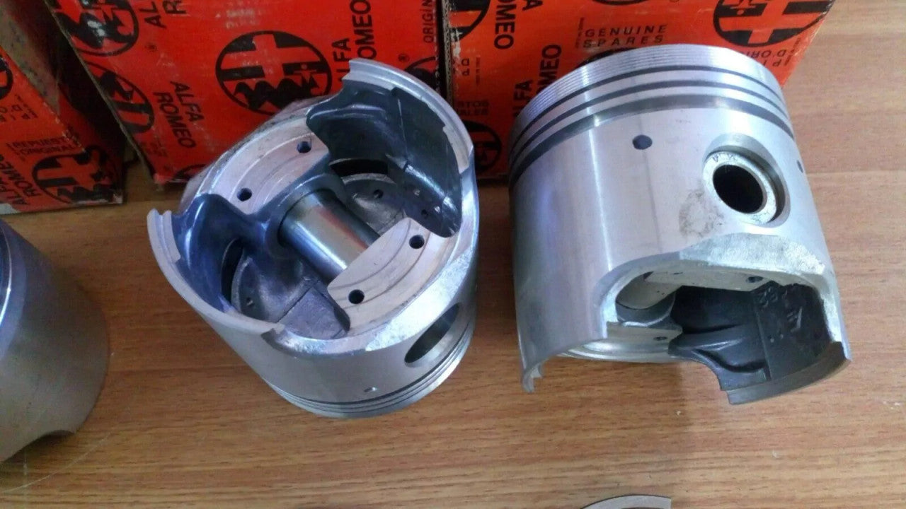 4x Pistons STD fits Alfa Romeo 33 Alfasud 795059 Genuine View Rear