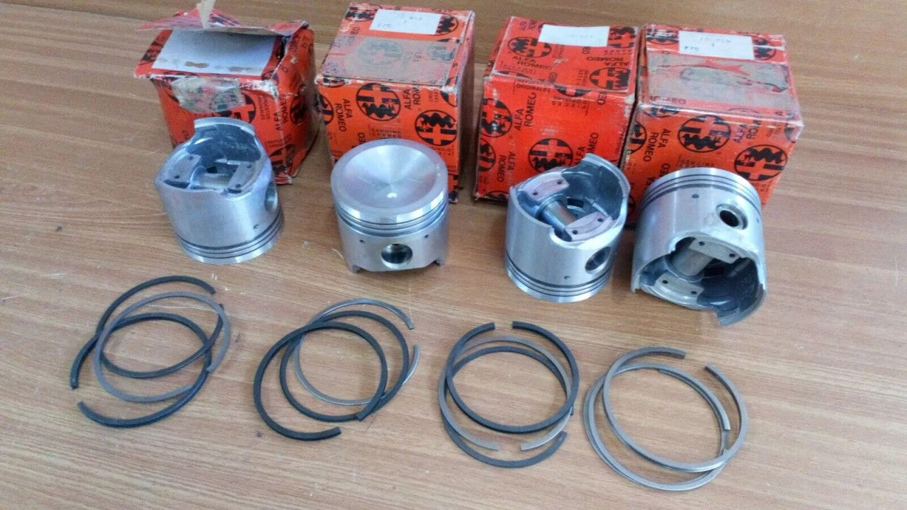 4x Pistons STD fits Alfa Romeo 33 Alfasud 795059 Genuine View Lower
