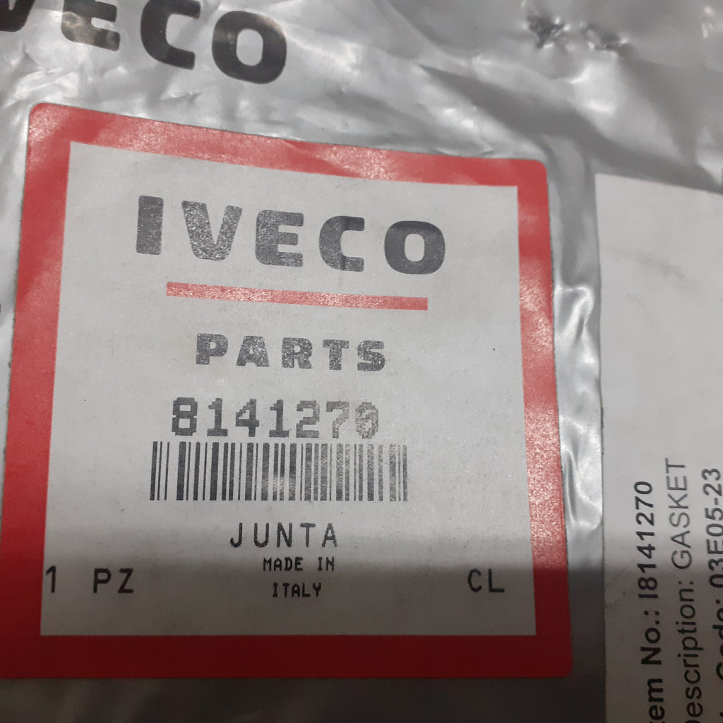 Heater Core Connecting Plate Gasket fits Iveco Eurotech 8141270 Genuine View Box