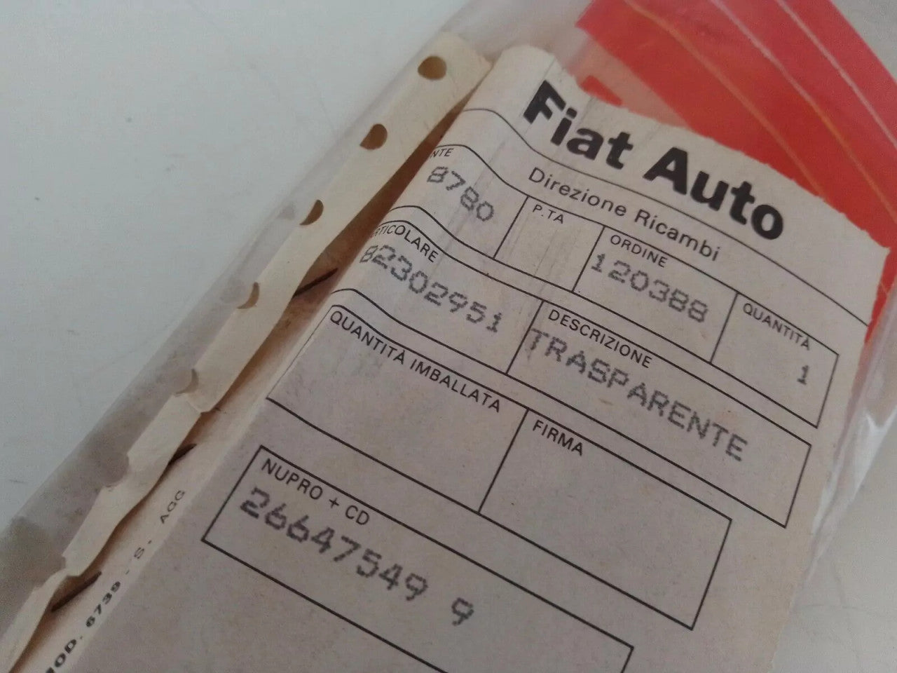 Front Turn Signal Lens fits Lancia Beta 82302951 Genuine View Right