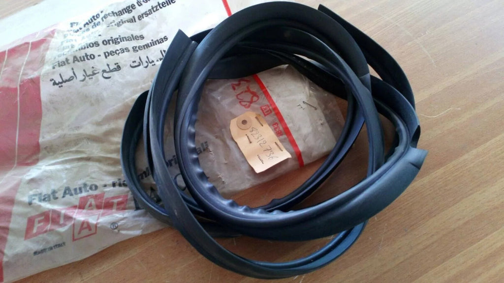 Door Seal Weatherstrip Rear Right fits Lancia Beta Coupe 82312736 Genuine View Front