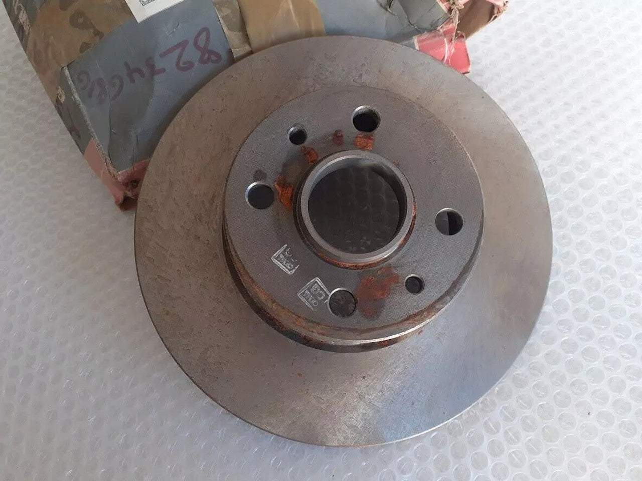 1 Brake Disc Rear fits Lancia Beta 82346816 Genuine View Front