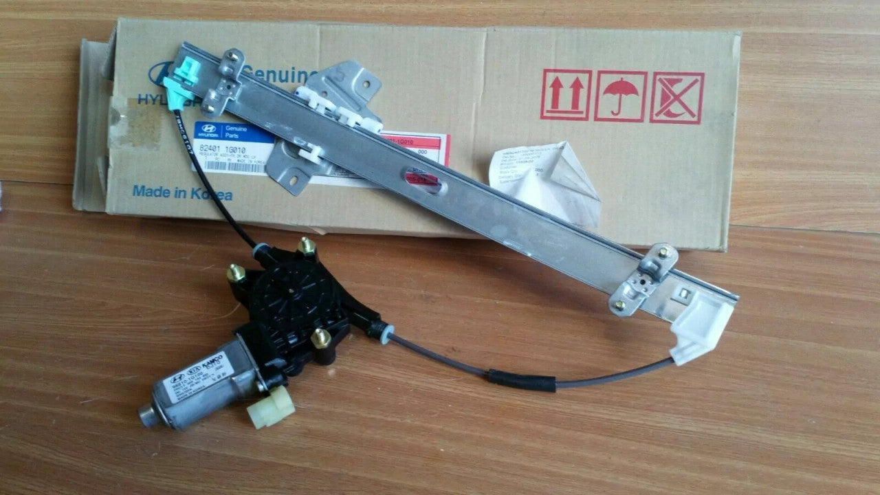 Window Regulator Front Left fits Hyundai Accent Verna Kia Rio Pride 824011G010 View Front