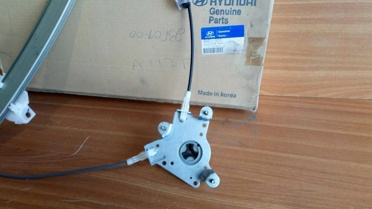 Window Regulator Front Left fits Hyundai Accent Pony Excel 8240322210 Genuine View Rear