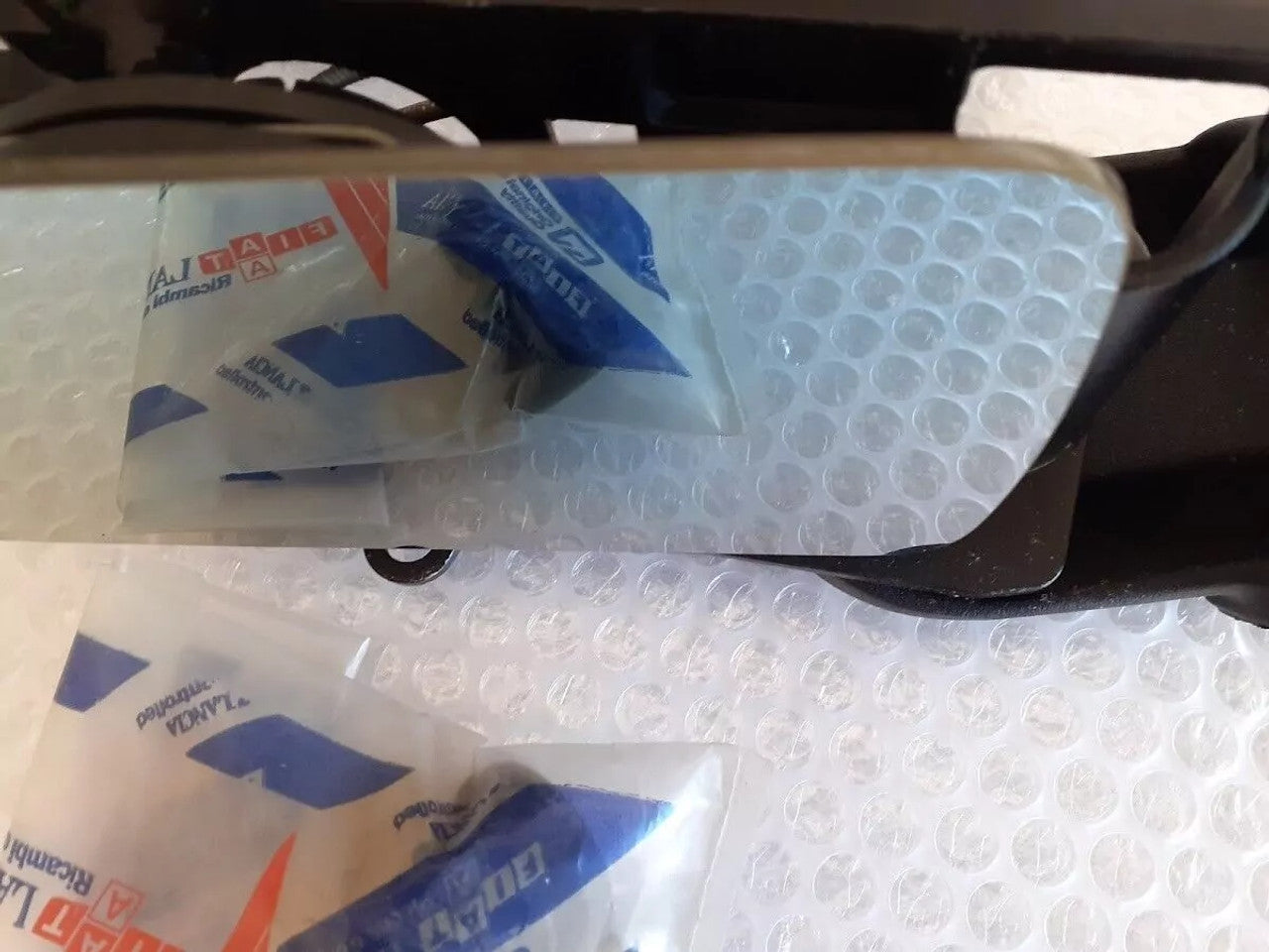 Wing Mirror Glass Left LHD fits Lancia Dedra 82443563 Genuine View Upper