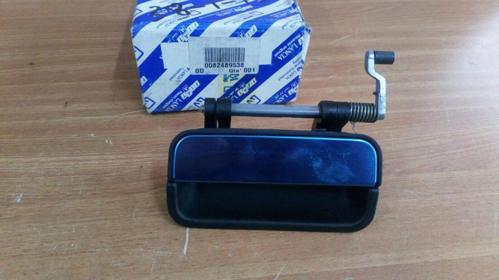 Exterior Door Handle Rear Left fits Lancia Dedra 82489538 Genuine View Front
