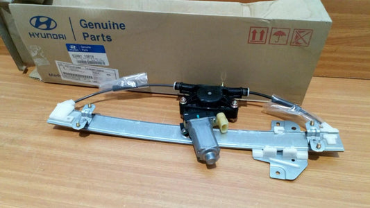 Window Regulator Rear Left fits Hyundai Accent Verna Kia Rio Pride 834011G010 View Front