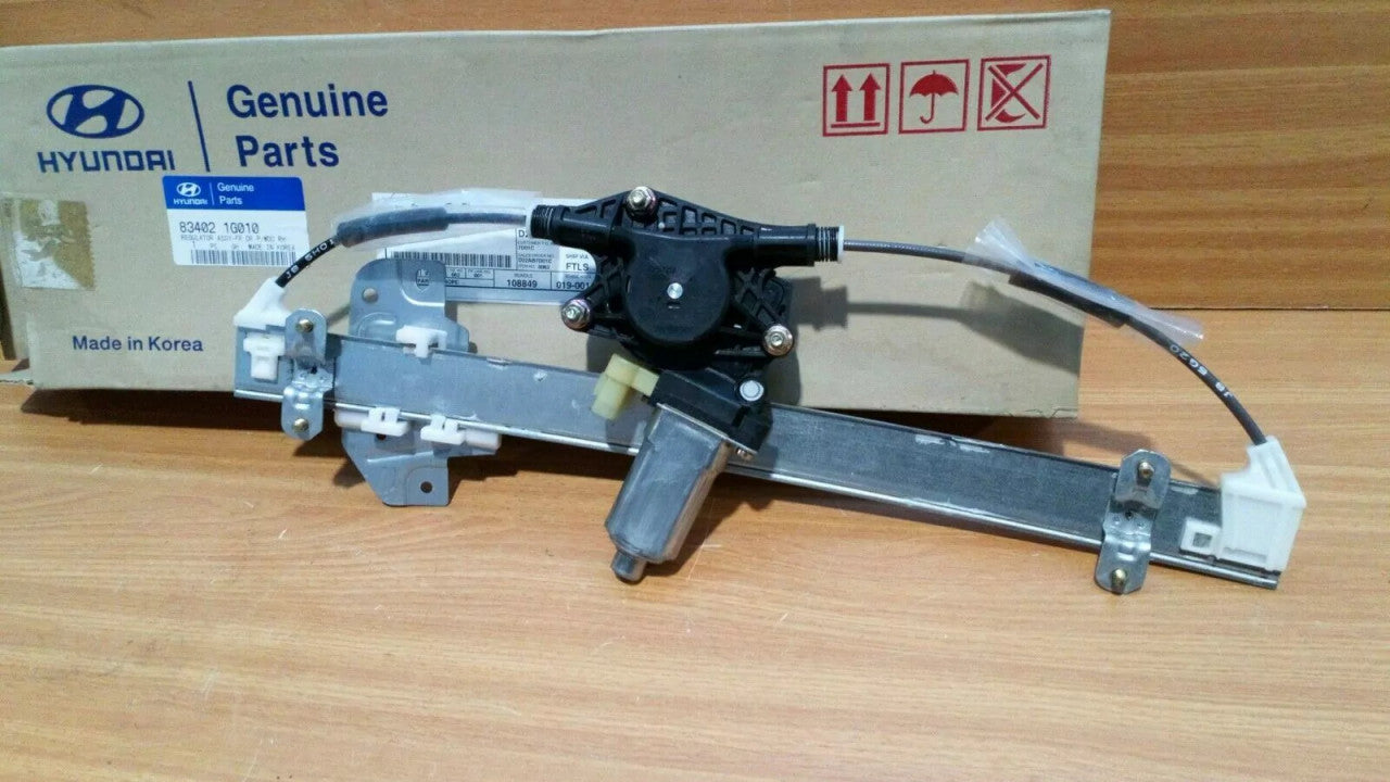 Window Regulator Rear Right fits Hyundai Accent Verna Kia Rio Pride 834021G010 View Front