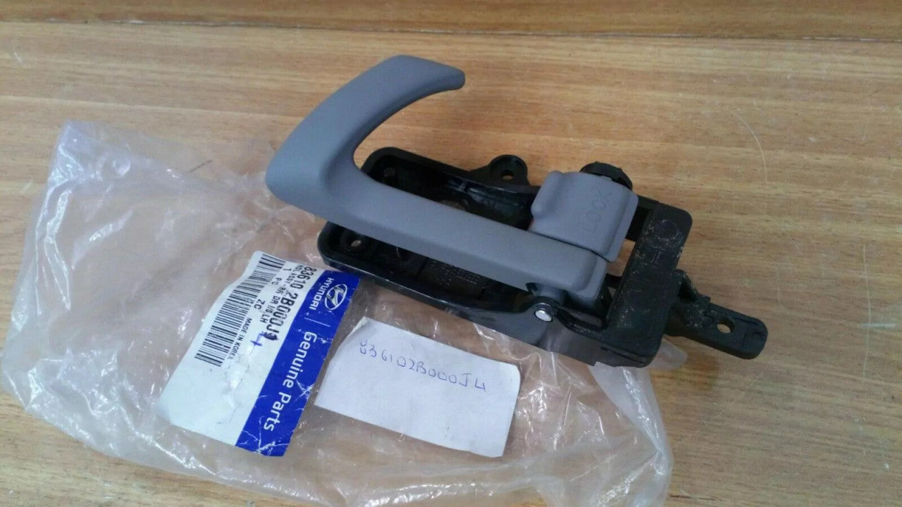 Interior Door Handle Rear Left fits Hyundai Santa Fe 836102B000J4 Genuine View Front