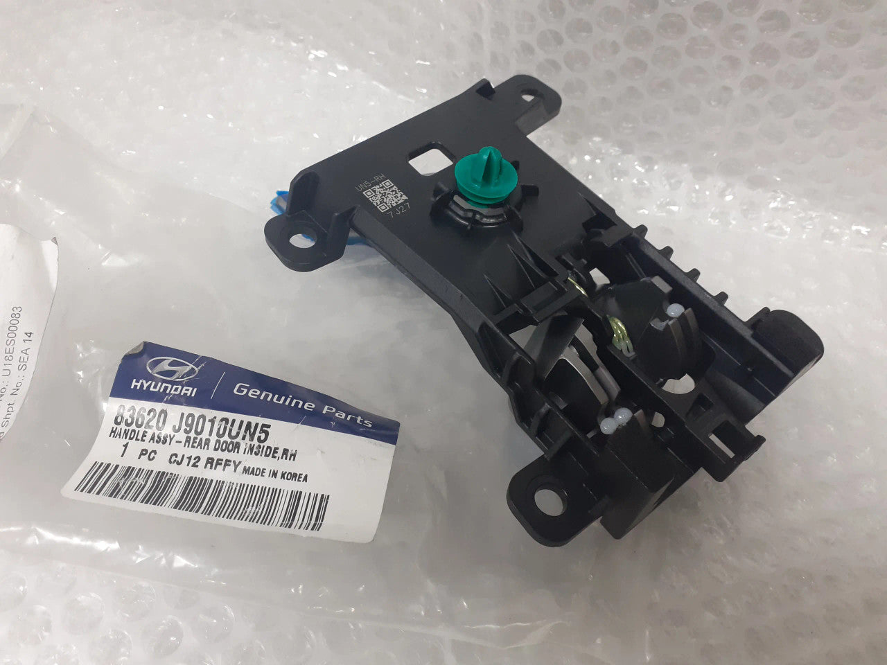 83620J9010UN5 Interior Door Handle Rear Right fits Hyundai Kia 83620-J9010UN5 View Rear