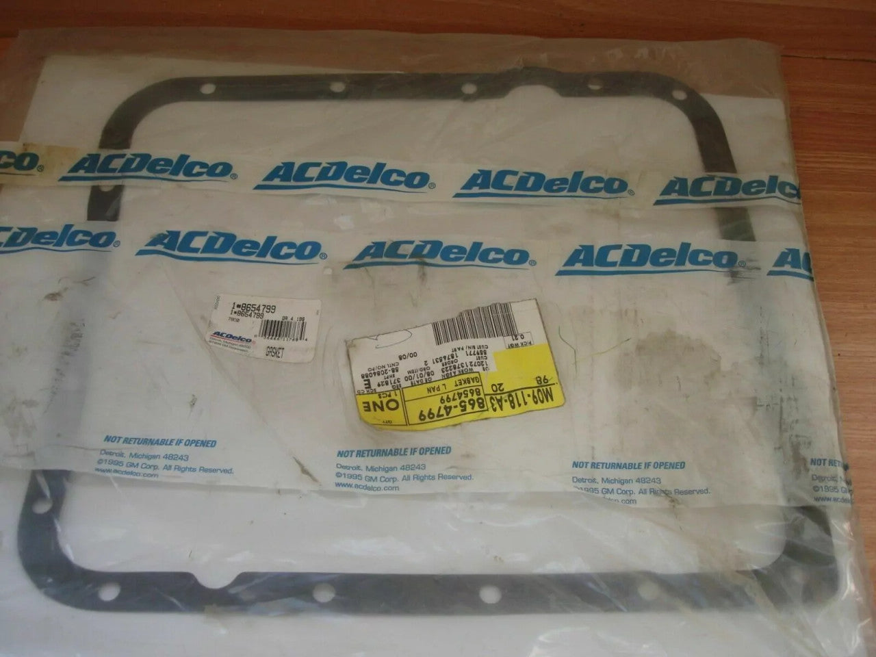 Automatic Transmission Gasket fits Chevrolet Blazer GMC Jimmy 8654799 Genuine View Front