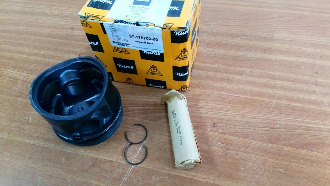 Piston fits Mercedes Benz Unimog OM616 OM617 90.90mm Bore STD 87-176700-00 View Rear