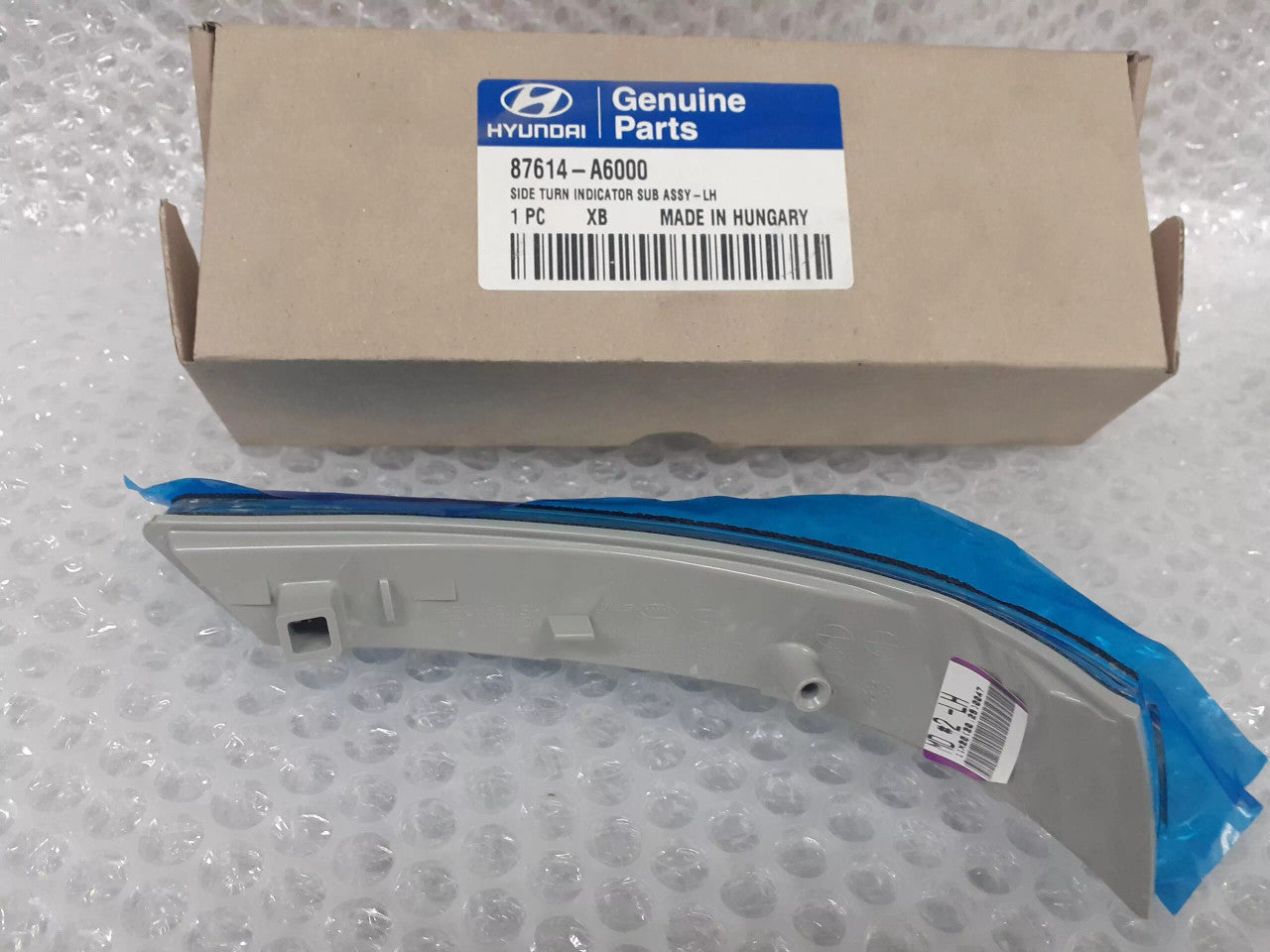 Turn Signal Wing Mirror Left fits Hyundai i30 87614A6000 Genuine View Rear