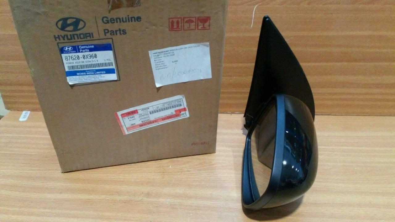 Wing Mirror Right fits Hyundai i10 876200X960 Genuine View Front