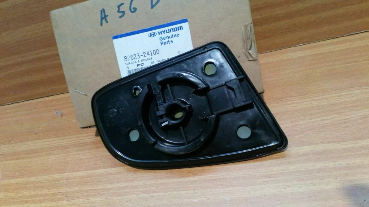 Wing Mirror Glass Left Convex fits Hyundai Excel Pony 8762324100 Genuine View Rear