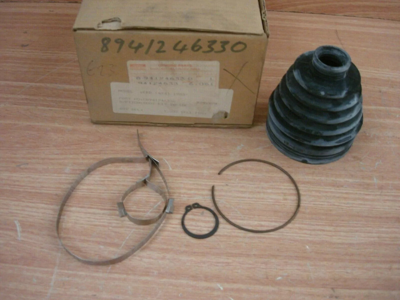 CV Boot Inner fits Isuzu Pickup Faster KBD 4WD 4x4 Genuine 8941246330 View Front