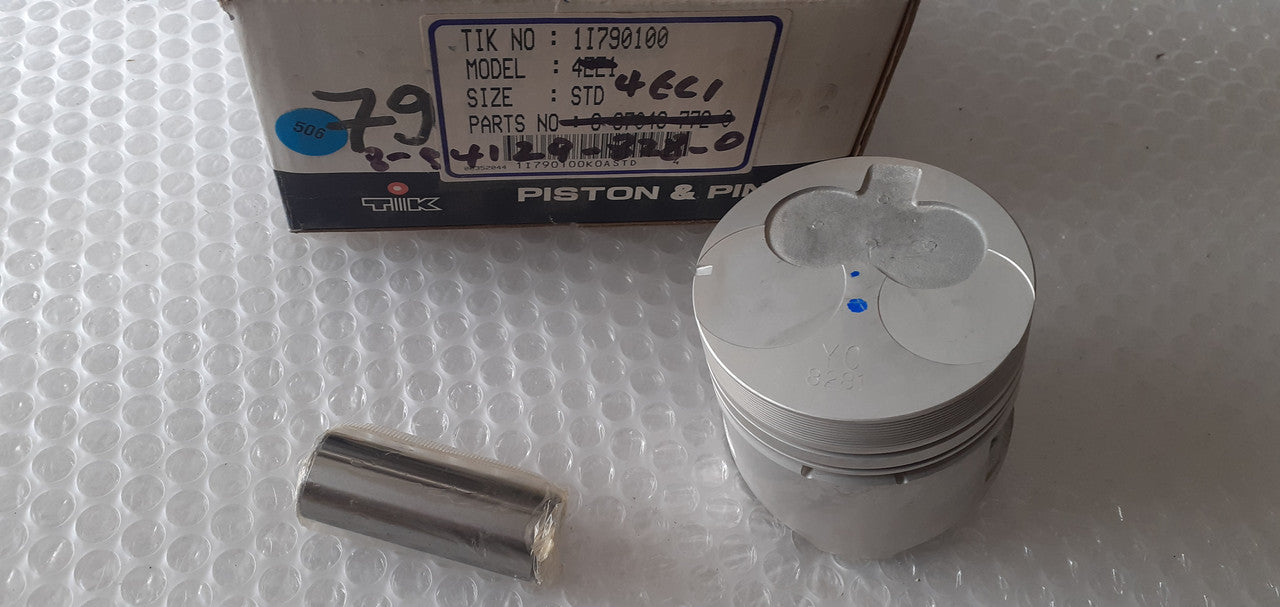 4x Piston fits Isuzu 4EC1 76mm Bore STD 8941298280 View Front