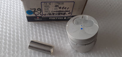 4x Piston fits Isuzu 4EC1 76mm Bore STD 8941298280 View Front