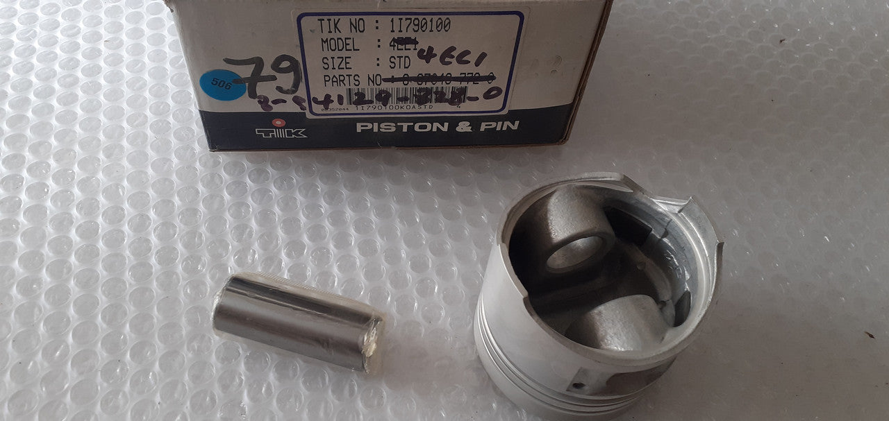 4x Piston fits Isuzu 4EC1 76mm Bore STD 8941298280 View Rear