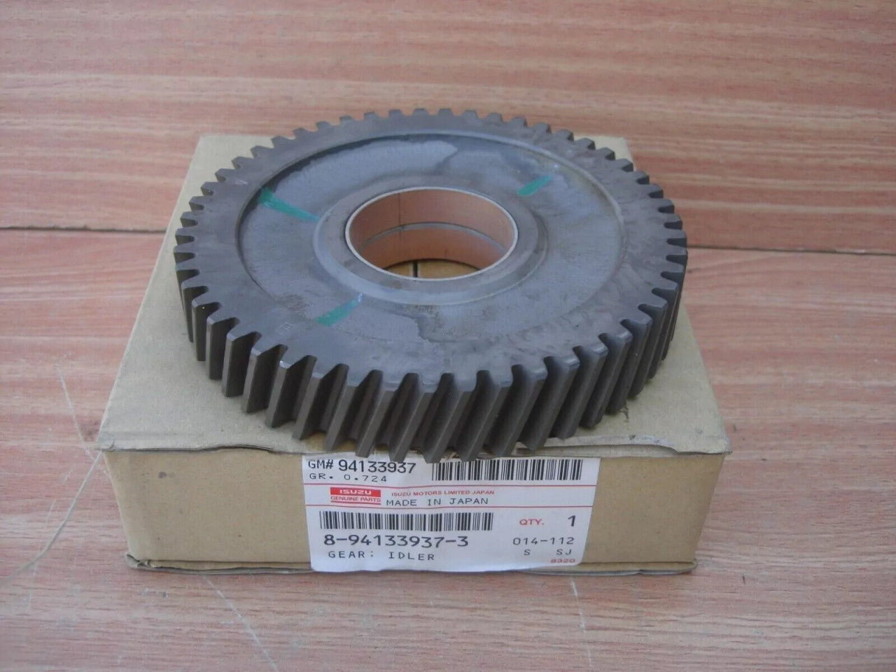 Timing Gear Idler fits Isuzu 4BD1 4BD2 6BD1 6BG1 8941339373 Genuine View Rear