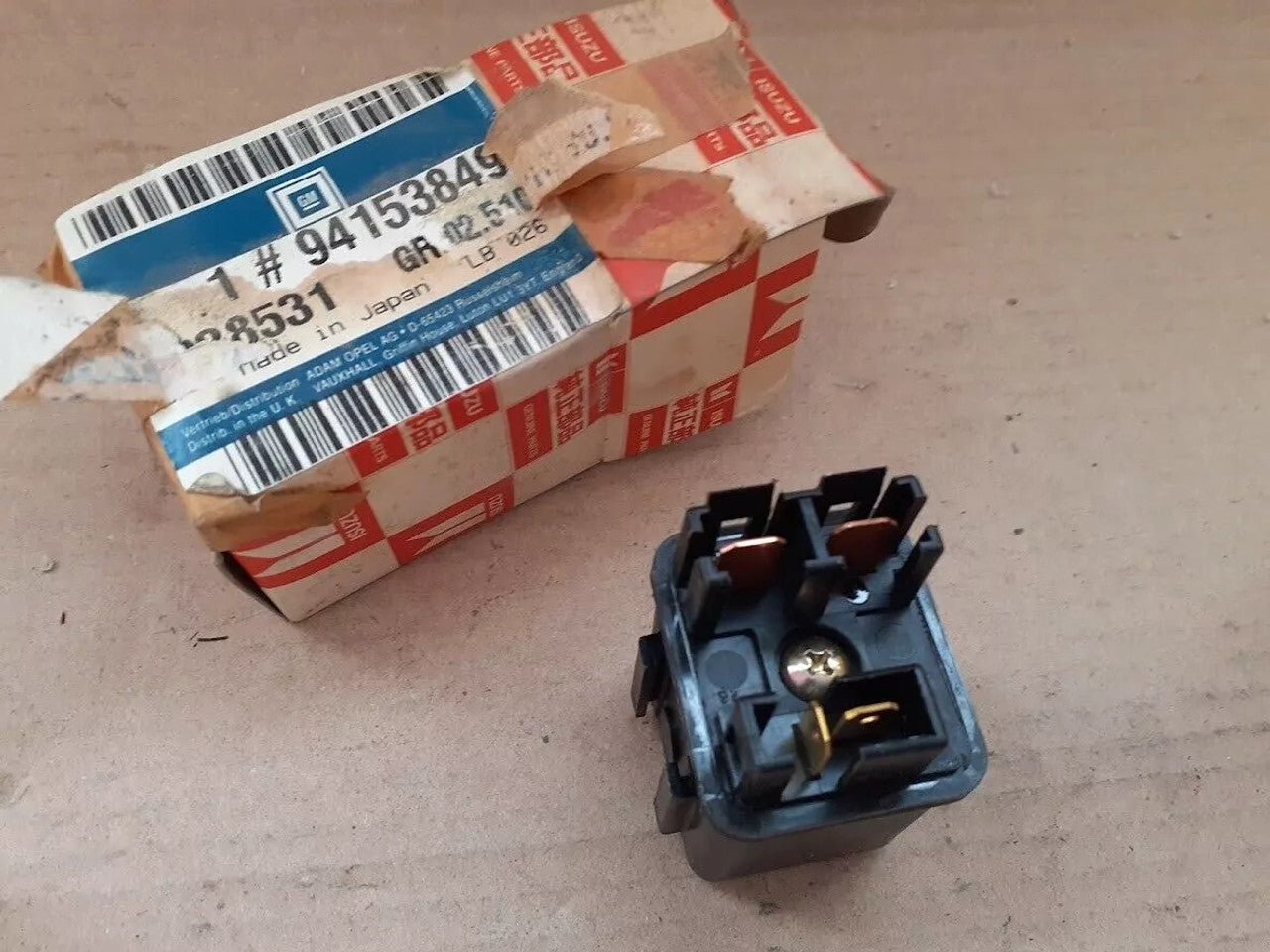 Relay Glow Plug fits Opel Vauxhall Frontera A Isuzu Pickup TF MU 94153849 8941538490 View Rear