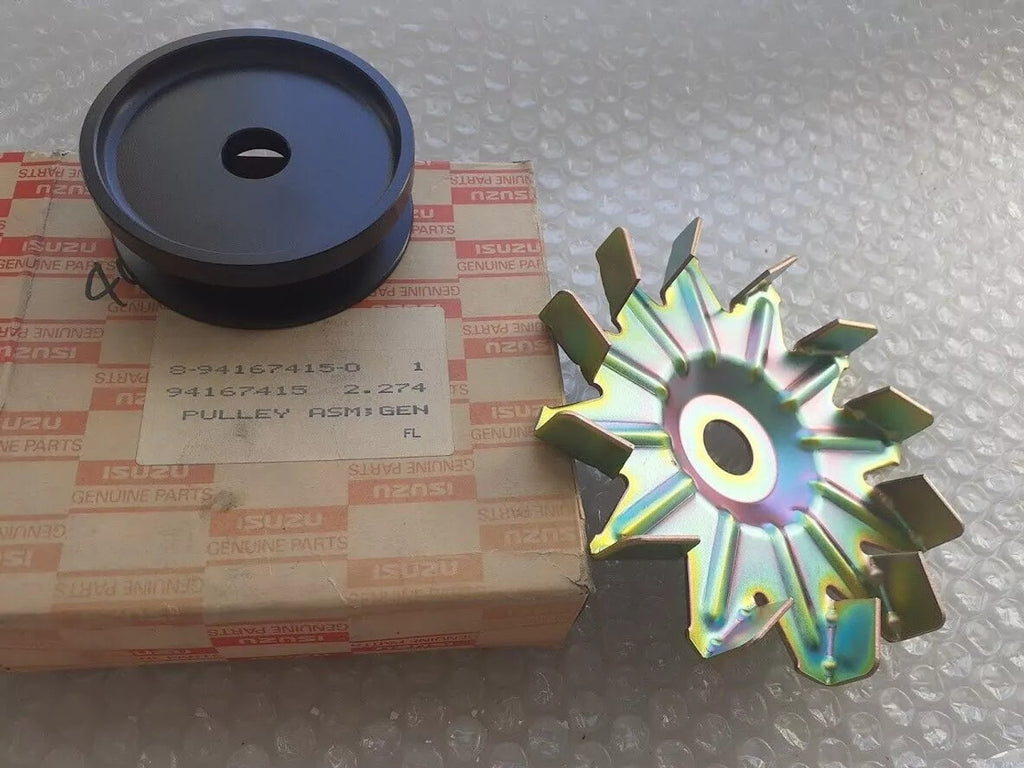 Alternator Pulley & Fan fits Isuzu Pickup Chevrolet LUV Opel Campo 4JA1 4JA1T 8941674150 View Front