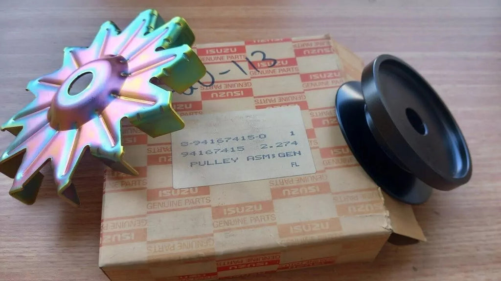 Alternator Pulley & Fan fits Isuzu Pickup Chevrolet LUV Opel Campo 4JA1 4JA1T 8941674150 View Right