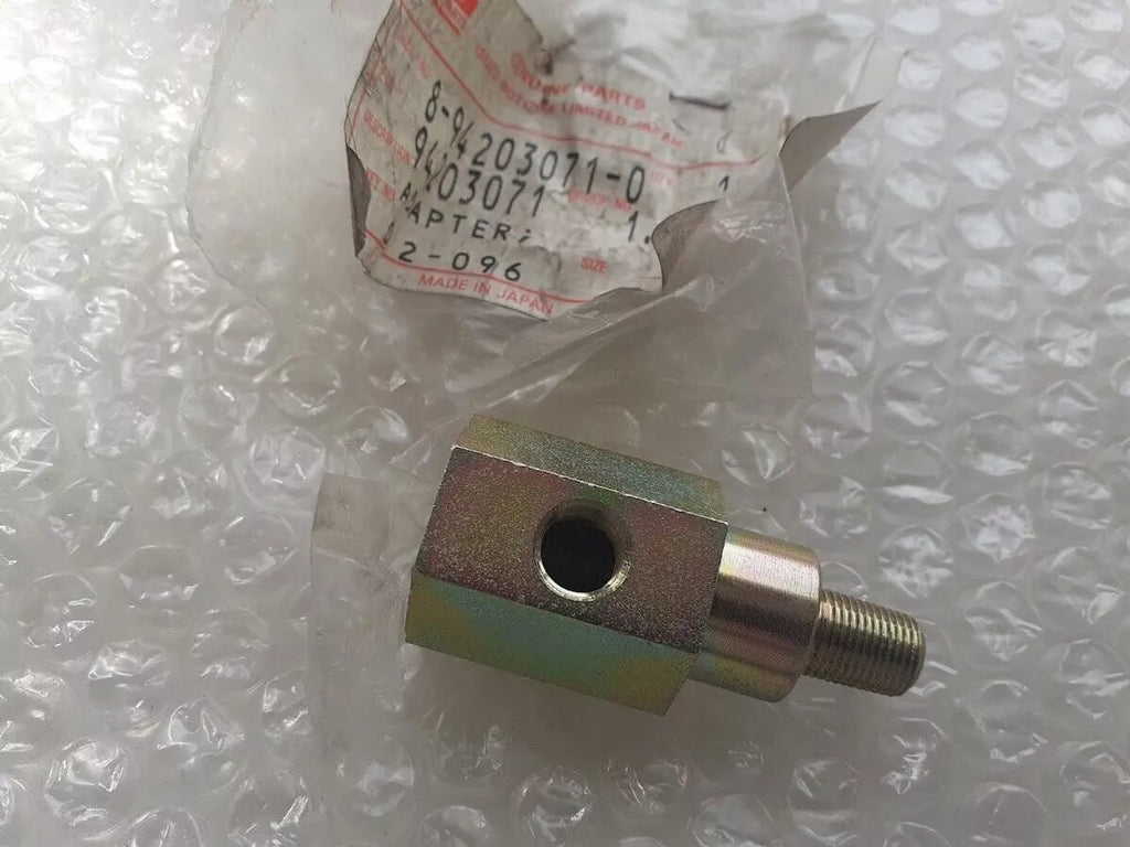 Oil Pressure Adaptor fits Isuzu Pickup Chevrolet LUV 8942030710 Genuine View Rear