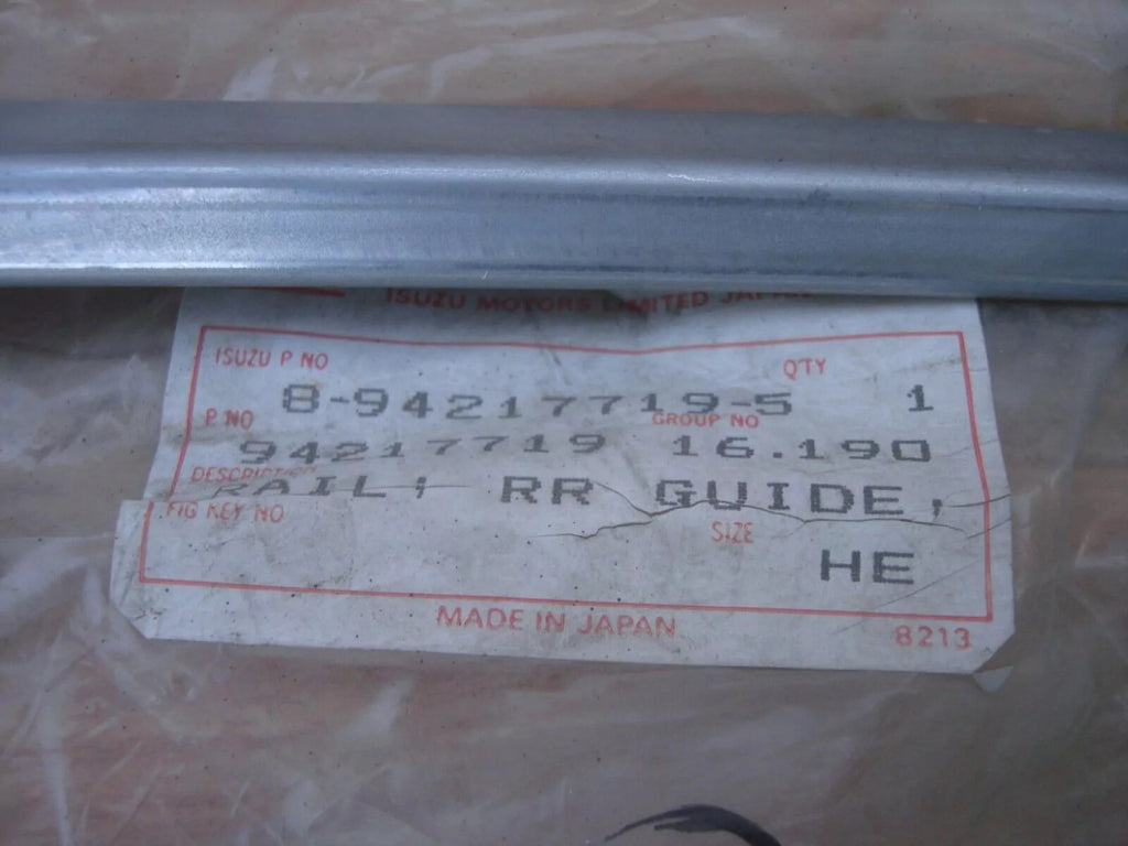Window Glass Run Rail Right fits Isuzu Pickup KB 1981- 8942177195 Genuine View Right