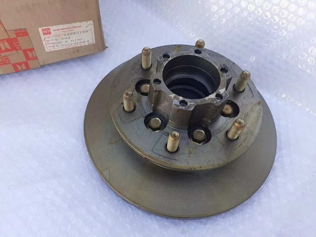Brake Disc Rotor & Hub Front fits Isuzu Pickup KB41 Chevrolet LUV Genuine 8942231990 View Front