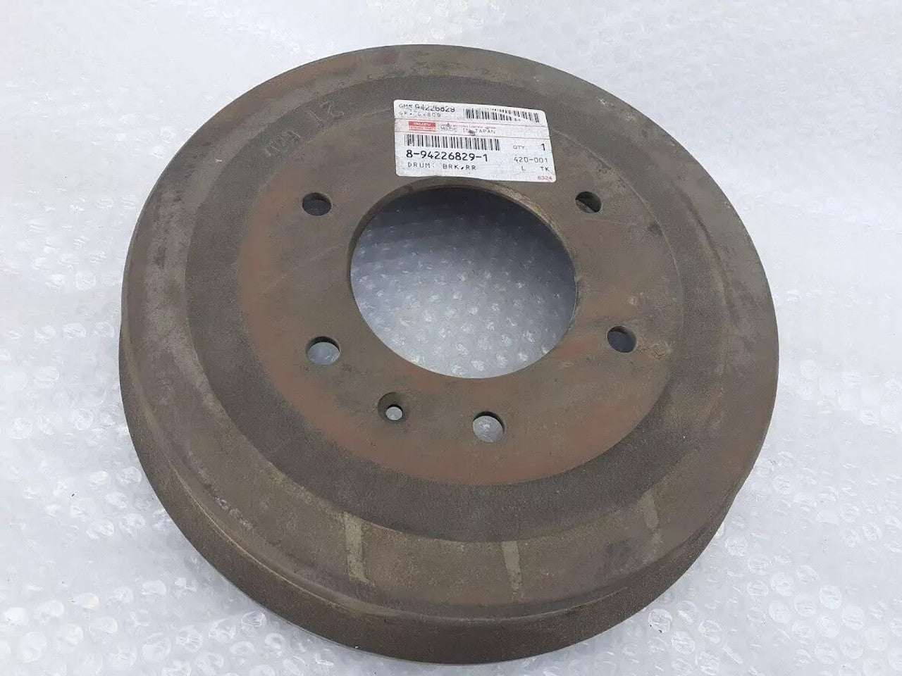 2x Brake Drum Rear fits Isuzu Pickup TF KB WFR Chevrolet LUV 8942268291 Genuine View Front