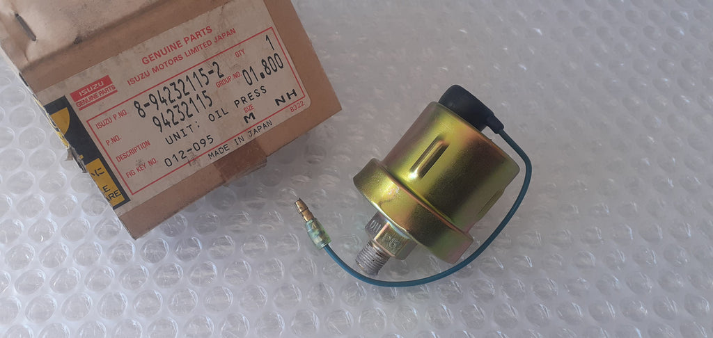 Engine Oil Pressure Sensor fits Isuzu Chevrolet 4JG2 8942321152 Genuine View Front