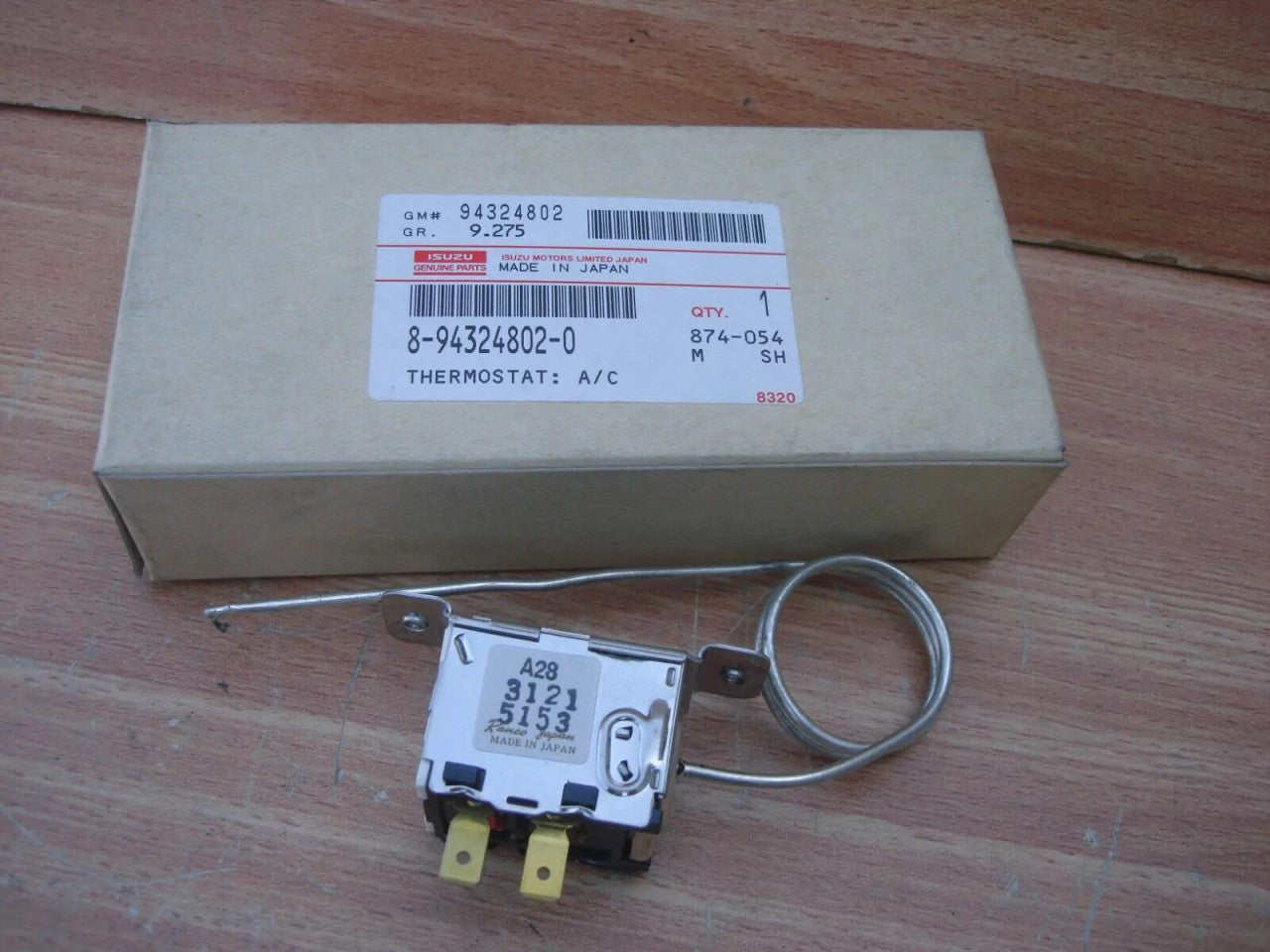 Air Condition Thermostat fits Isuzu Trooper Pickup MU Amigo Rodeo 8943248020 View Right