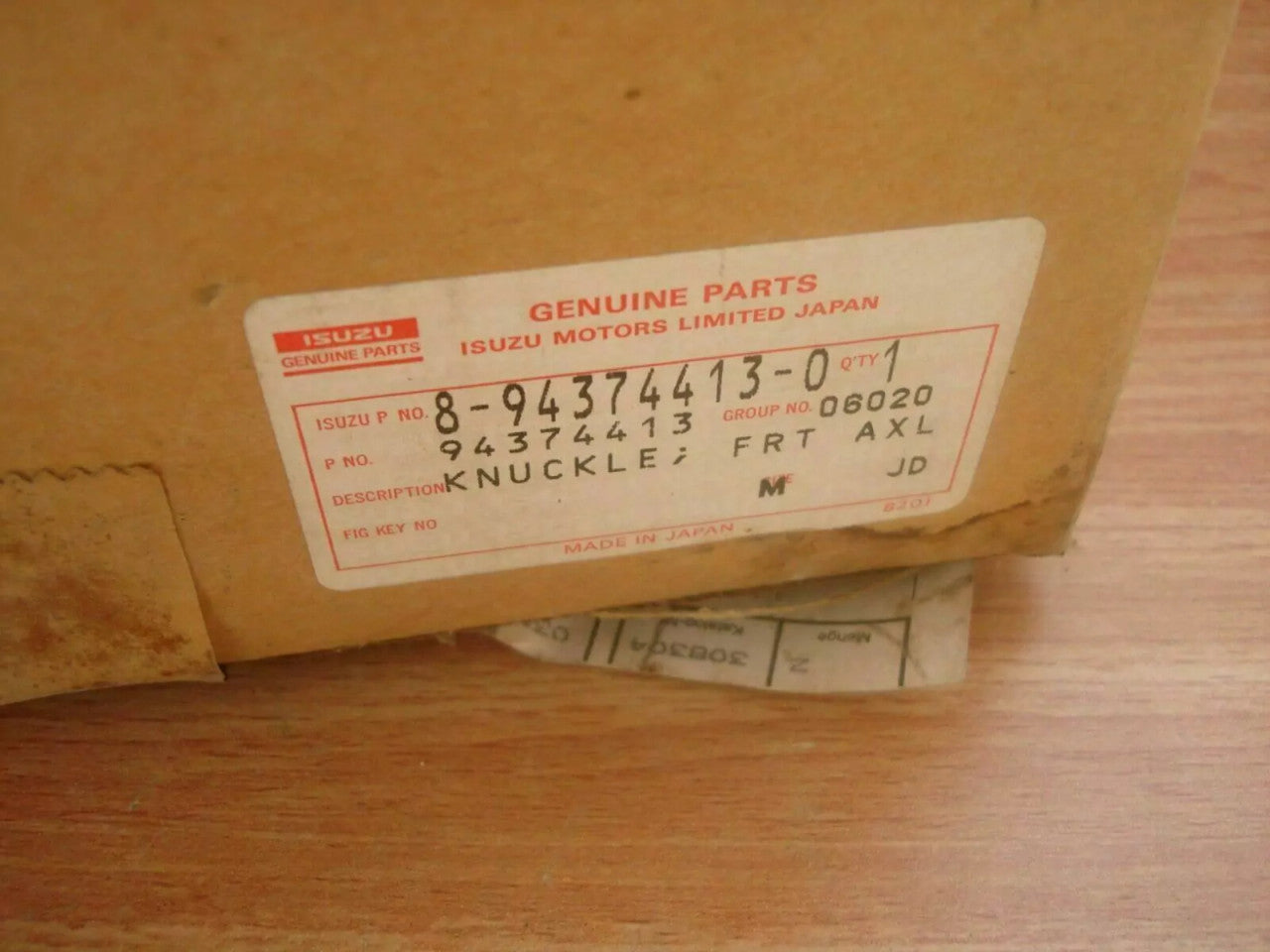 Steering Knuckle Right fits Isuzu Trooper Bighorn UBS Opel Monterey Frontera 8943744130 View Upper