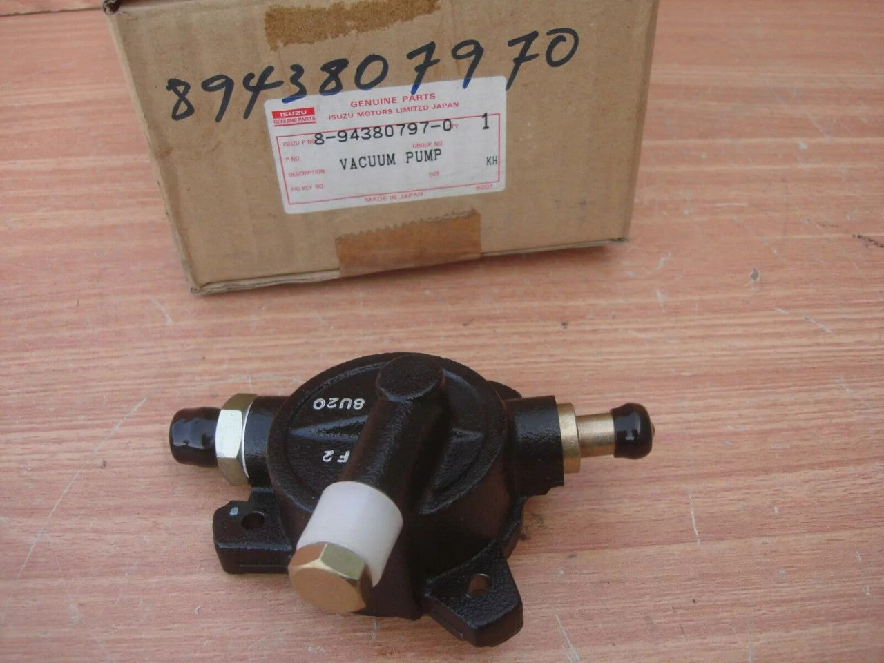 Brake Vacuum Pump fits Opel Vauxhall Corsa B Combo Astra F Vectra A 94380797 8943807970 View Front