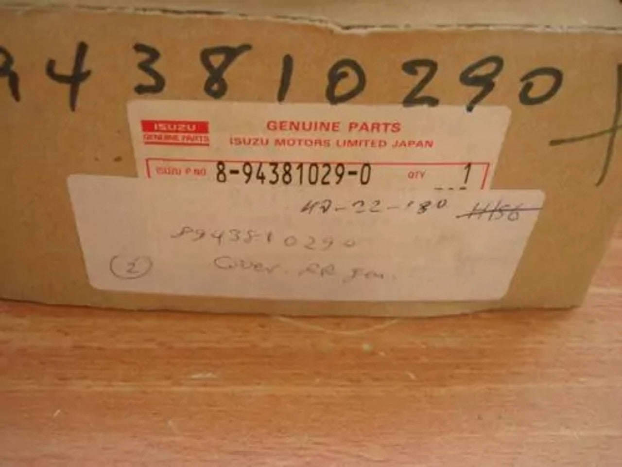 Alternator Cover fits Isuzu Opel Chevrolet Vauxhall 4JA1 4JB1 4JG2 Genuine 8943810290 View Right