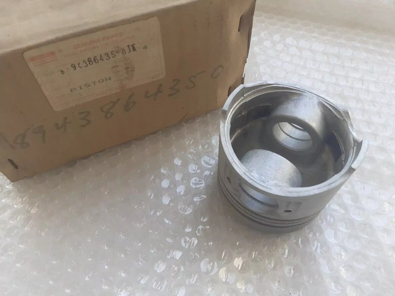 4x Piston fits Opel Vauxhall Corsa A B Nova Tigra A 15D X15D +0.50mm 94386435 8943864350 View Rear