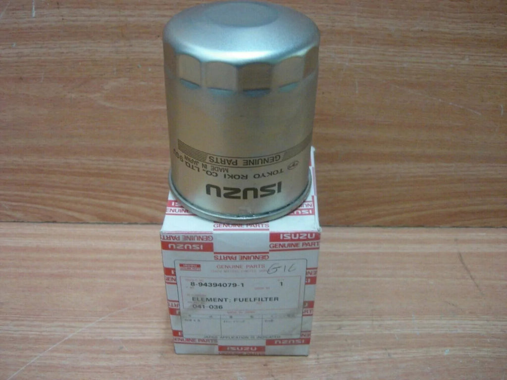 Fuel Filter fits Isuzu Trooper Bighorn Pickup Opel Monterey 4JX1 Diesel Genuine 8943940791 View Rear
