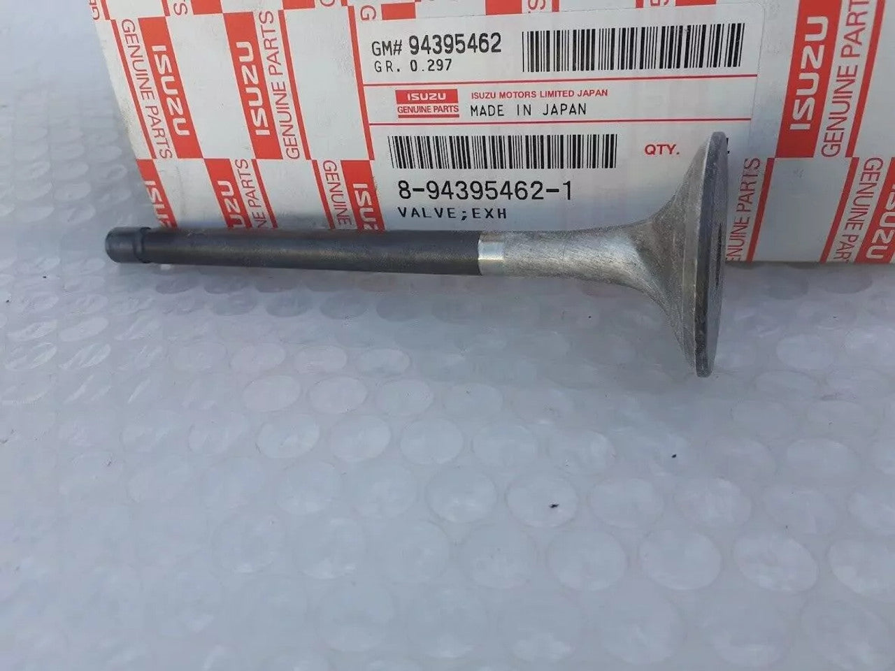 1x Exhaust Valve fits Isuzu 6HE1 6HH1 engines 8943954621 Genuine View Rear