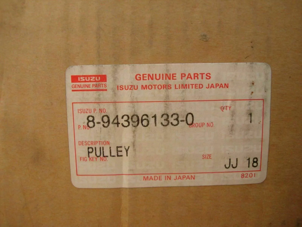 Pulley Water Pump fits Isuzu Bus Truck 6HK1 6HE1 3 Groove 8943961330 View Upper