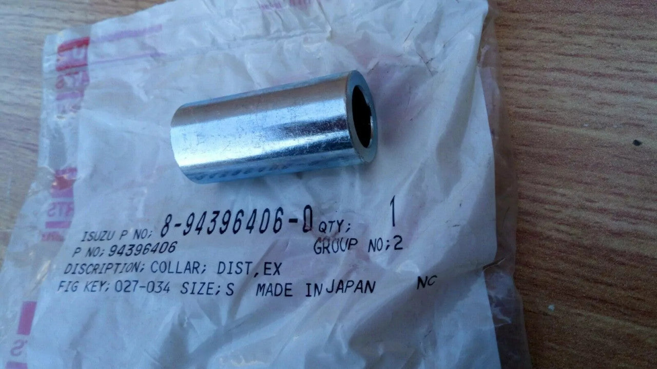 2x Exhaust Manifold Spacer Collar L=43 fits Isuzu Bus Truck 8943964060 Genuine View Front