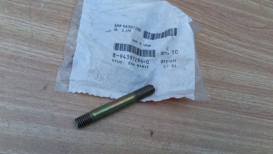 2x Exhaust Manifold Studs fits Isuzu Bus Truck 8943972860 Genuine View Front