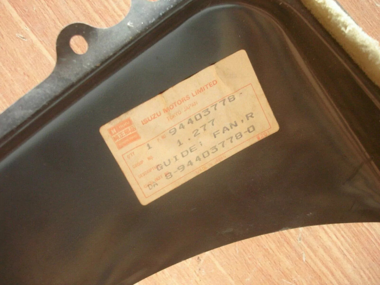 Engine Fan Shroud Cowl fits Isuzu Pickup KBD Chevrolet LUV C190 Genuine 8944037780 View Right